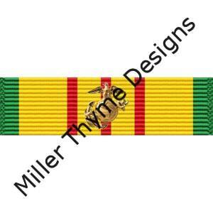 Vietnam Service Ribbon Sticker w/EGA