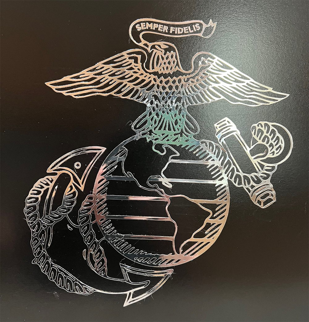 USMC Eagle Globe and Anchor Metallic Transfer - Image 3