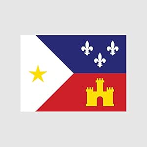Acadiana (Cajun) Flag sticker