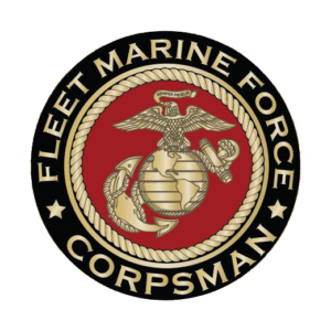 Fleet Marine Force Holographic Corpsman Sticker