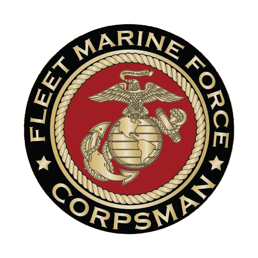 Fleet Marine Force Holographic Corpsman Sticker