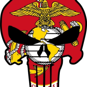 USMC Punisher Sticker